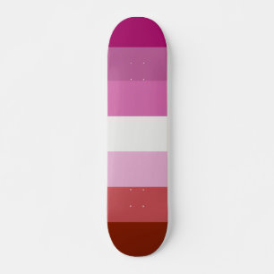LGBTQ-Flag für Lesben Skateboard