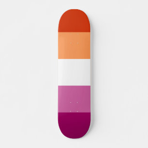 LGBTQ-Flag für Lesben Skateboard
