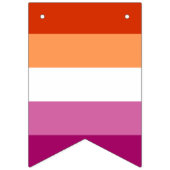 LGBTQ-Flag für Lesben Wimpelkette (Erste Fahne)