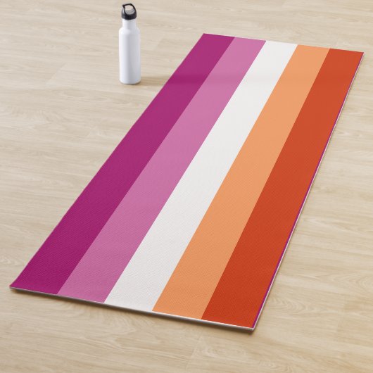 LGBTQ-Flag für Lesben Yogamatte (Beispiel)