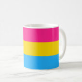 LGBTQ-Flag für Pansexual-Stolz Kaffeetasse (VorderseiteRechts)
