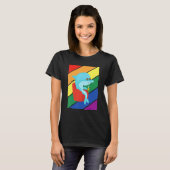 Lgbtq Flag Gay Pride Month Rainbow Dolphin Lgbt Gl T-Shirt (Vorne ganz)