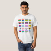 LGBTQ+-Flag-Guide T-Shirt (Vorne ganz)