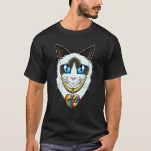 Lgbtq Flag I Gay Pride Flag I Ragdoll Katze 1 T-Shirt