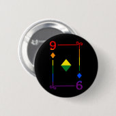 LGBTQ-Flag-Kartenspiel 9 Karton Button (Vorne & Hinten)