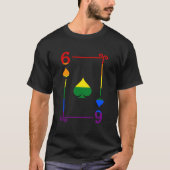LGBTQ-Flag Kartenspielen 6 Karten 6 Punkte T-Shirt (Vorderseite)