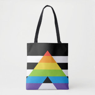 LGBTQ-Flag mit dem Alily Pride Tasche