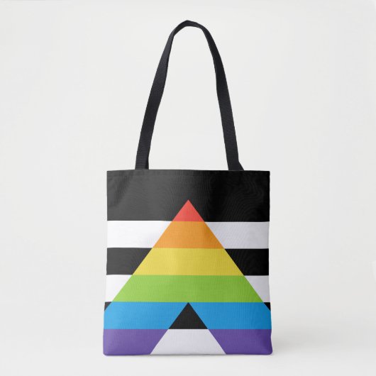 LGBTQ-Flag mit dem Alily Pride Tasche (Vorderseite)