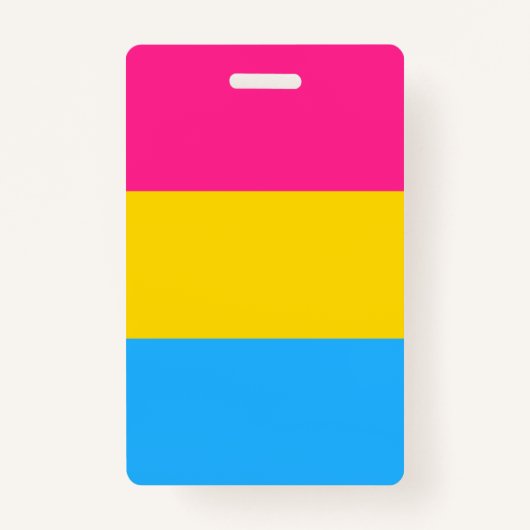 LGBTQ-Flag Pansexual Prilag Ausweis (Vorderseite)