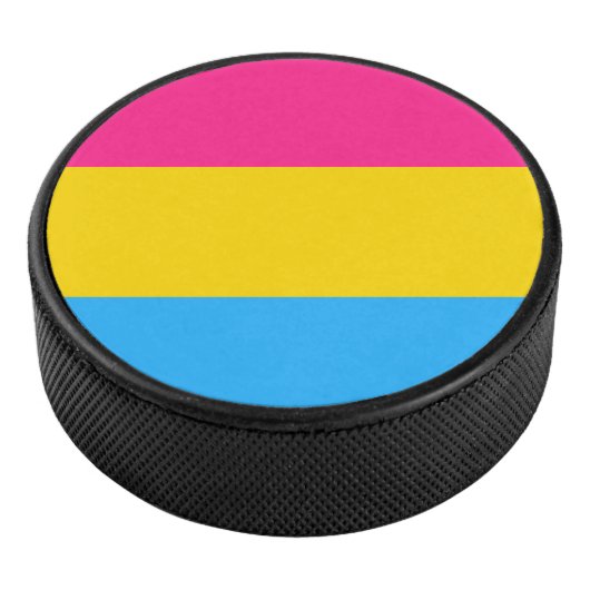 LGBTQ-Flag Pansexual Prilag Eishockey Puck (3/4)