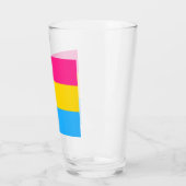 LGBTQ-Flag Pansexual Prilag Glas (Links)