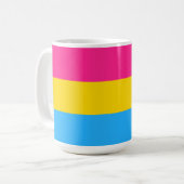 LGBTQ-Flag Pansexual Prilag Kaffeetasse (Vorderseite Links)