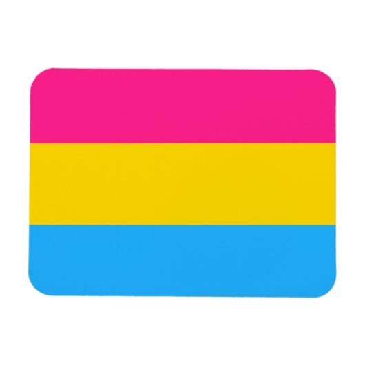LGBTQ-Flag Pansexual Prilag Magnet (Horizontal)