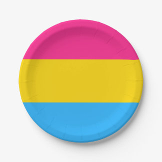 LGBTQ-Flag Pansexual Prilag Pappteller