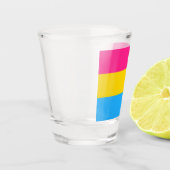 LGBTQ-Flag Pansexual Prilag Schnapsglas (Links)