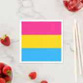 LGBTQ-Flag Pansexual Prilag Serviette (Beispiel)