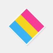 LGBTQ-Flag Pansexual Prilag Serviette (Ecke)