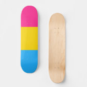 LGBTQ-Flag Pansexual Prilag Skateboard (Vorderseite)
