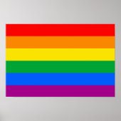 LGBTQ-Flag Poster (Vorne)