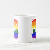 LGBTQ Flag Prix Coffee Tasse (Mittel)