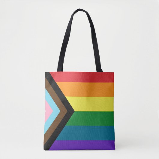 LGBTQ Flag Totbeutel Tasche (Vorderseite)