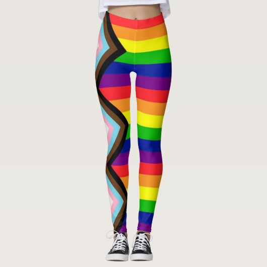 LGBTQ+ Fortgeschrittenenentwicklung Leggings (Vorderseite)