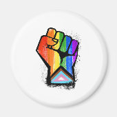 LGBTQ-FORTSCHRITT ERSTE MAGNET (Vorne)