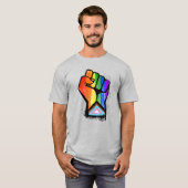 LGBTQ-FORTSCHRITT ERSTE T-Shirt (Vorne ganz)