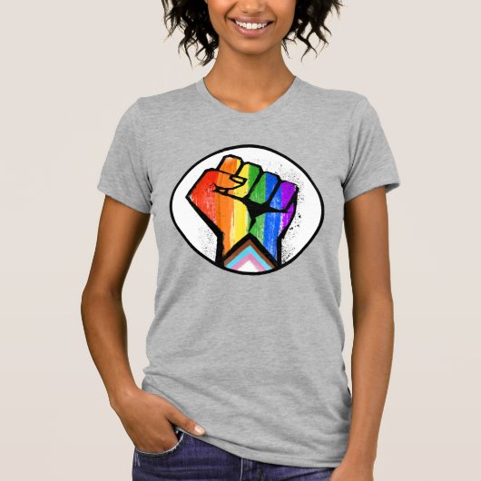 LGBTQ-FORTSCHRITTE T-Shirt (Vorderseite)