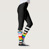 LGBTQ-Fortschrittsanzeiger Leggings (Rechts)