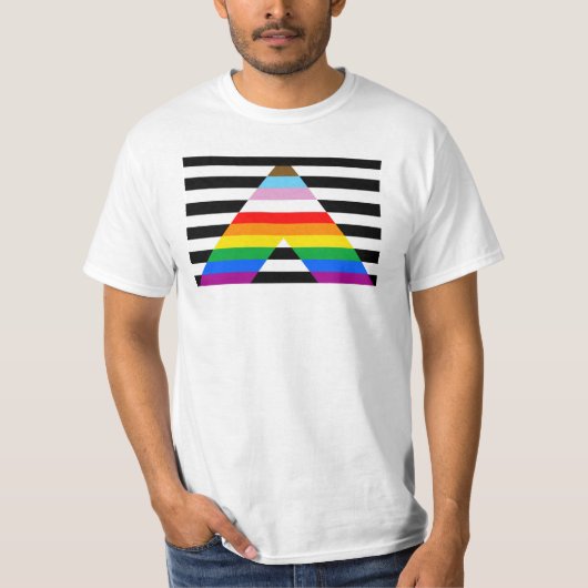 LGBTQ-Fortschrittsanzeiger T-Shirt (Vorderseite)