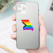 LGBTQ-Fortschrittsbericht für den Staatsstolz Miss Aufkleber (Telefon)