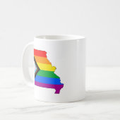 LGBTQ-Fortschrittsbericht für den Staatsstolz Miss Kaffeetasse (Vorderseite Links)