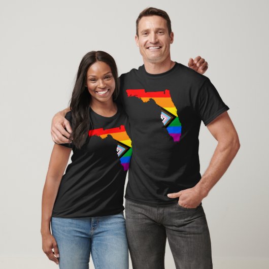 LGBTQ-Fortschrittsbericht für Staatsstolz in Flori T-Shirt (Unisex)