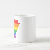 LGBTQ-Fortschrittspreis für Arkansas-Staatsstolz Kaffeetasse (Mittel)