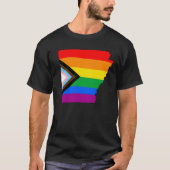 LGBTQ-Fortschrittspreis für Arkansas-Staatsstolz T-Shirt (Vorderseite)