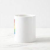 LGBTQ-Fortschrittsstolz auf Indiana Staatsstolz Kaffeetasse (Mittel)