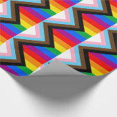 LGBTQ+-Fortschrittsstolz Geschenkpapier (Ecke)
