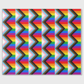 LGBTQ+-Fortschrittsstolz Geschenkpapier (Flach)