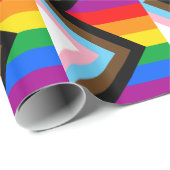 LGBTQ+-Fortschrittsstolz Geschenkpapier (Rolleneckpunkt)