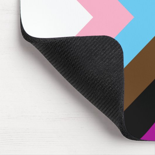 LGBTQ+-Fortschrittsstolz Mousepad (Ecke)