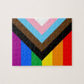LGBTQ+-Fortschrittsstolz Puzzle (Horizontal)