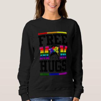 Lgbtq Free Mom Hugs Gay Pride Lgbt Verbündeter Reg Sweatshirt