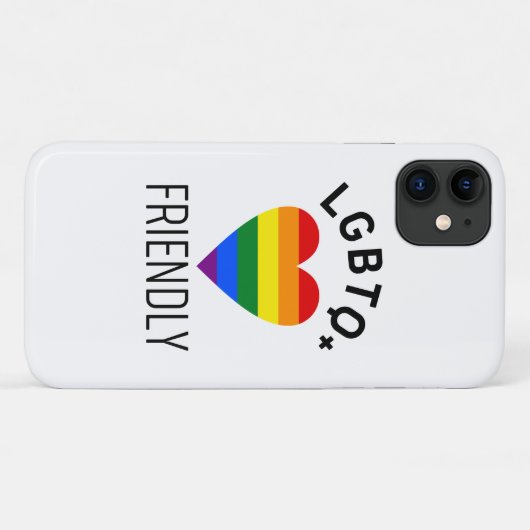 lgbtq freundliches Stolz Flaggensymbol Liebe Gay L Case-Mate iPhone Hülle (Rückseite (Horizontal))