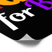 LGBTQ für Bernie Sanders 2020 Poster (Ecke)