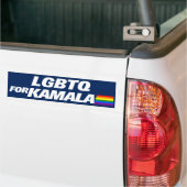 LGBTQ für Kamala Harris 2024 Autoaufkleber (Auf Lkw)