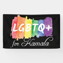 LGBTQ für Kamala Rainbow Gay Pride Banner