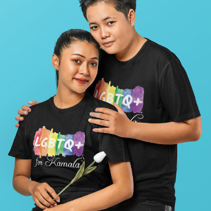 LGBTQ für Kamala Rainbow Gay Pride T-Shirt