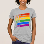 LGBTQ für Mayor Pete 2020 T-Shirt (Vorderseite)