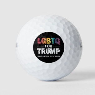 LGBTQ FÜR TRUMP SCHWUL LESBISCH FÜR TRUMP 2024  GOLFBALL